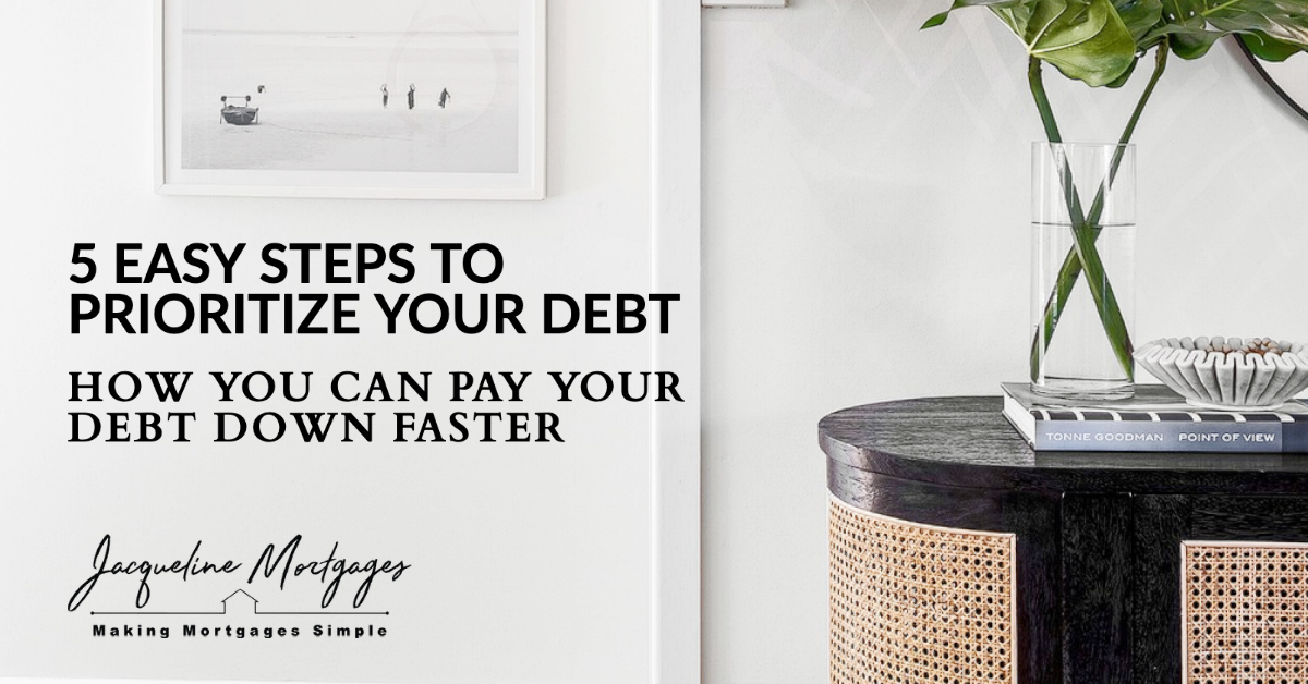 5 Easy Steps to Prioritize Your Debt